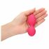 Loveline - Rechargeable, Ribbed, Radio-Controlled Vibrating Love Egg (Pink) 