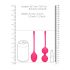 Loveline - Weighted Kegel Balls Set - 2 Piece (Pink) 