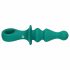 Loveline - Rechargeable, Beaded Anal Vibrator (Green) 