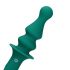 Loveline - Rechargeable, Beaded Anal Vibrator (Green) 