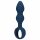 Loveline - Anal Dildo with Ring Handle - Small (Blue) 