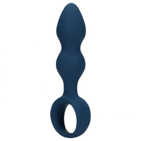 Loveline - Grip Ring Anal Plug - Small (Blue)