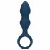 Loveline - Anal Dildo with Ring Handle - Small (Blue) 