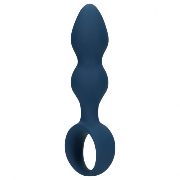 Loveline - Anal Dildo with Finger Loop - Medium (Blue) 