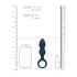 Loveline - Anal Dildo with Finger Loop - Medium (Blue) 