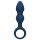 Loveline - Anal Dildo with Holding Ring - Large (Blue) 