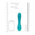 Love line - Rechargeable G-spot Vibrator (Turquoise) 