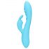 Loveline - waterproof rabbit ear vibrator with clitoral arm (blue)