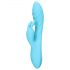 Loveline - waterproof rabbit ear vibrator with clitoral arm (blue)