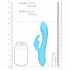 Loveline - Rechargeable, Waterproof Rabbit Vibrator (Blue) 