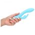 Loveline - waterproof rabbit ear vibrator with clitoral arm (blue)