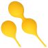 Loveline - Silicone Kegel Balls Set - 2 Piece (Yellow) 