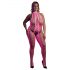 Ouch! - Fluorescent Open Jumpsuit (Pink)  - XL-4XL