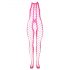 Ouch! - Fluorescent Open Jumpsuit (Pink)  - XL-4XL