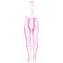 Ouch! - Fluorescent Open Jumpsuit (Pink)  - XL-4XL