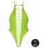 Ouch! - Fluorescent Open Bodysuit (Neon Green) 