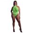 Ouch! - Neon Green Glow-in-the-Dark Strappy Bodysuit