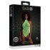 Ouch! - Neon Green Glow-in-the-Dark Strappy Bodysuit