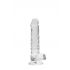 REALROCK - Transparent Lifelike Dildo - Clear (17cm) 