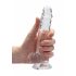 REALROCK - Transparent Lifelike Dildo - Clear (17cm) 