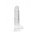 Transparent Realistic Dildo - Clear (19cm) 