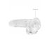 Transparent Realistic Dildo - Clear (19cm) 