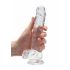 Transparent Realistic Dildo - Clear (19cm) 