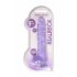 REALROCK - Transparent Realistic Dildo - Purple (22cm) 