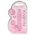 Transparent Realistic Dildo - Pink (6 inches) 