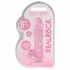 Transparent Realistic Dildo - Pink (6 inches) 