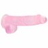 Transparent Realistic Dildo - Pink (6 inches) 