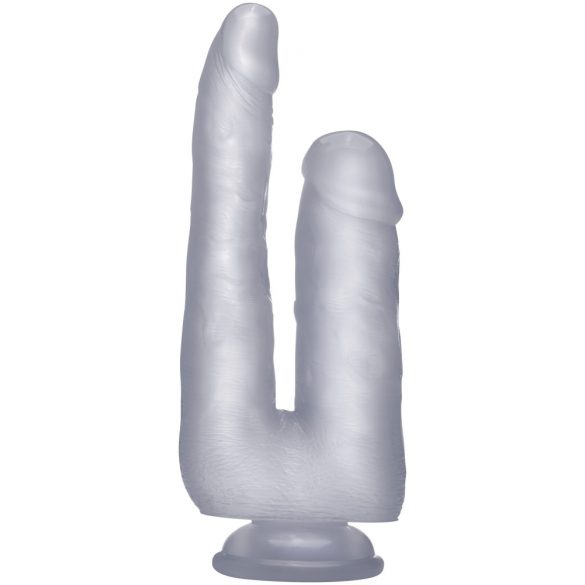 Realrock - Realistic Double Dildo - 22cm (Transparent)