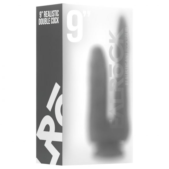 Realrock - Realistic Double Dildo - 22cm (Transparent)