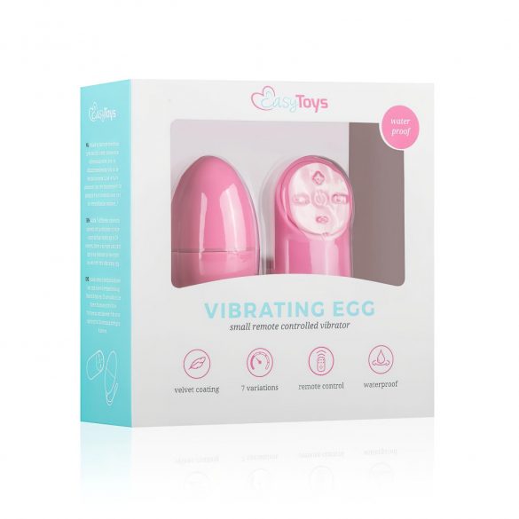 Easytoys - 7-Pattern Wireless Vibrating Egg (Pink) 