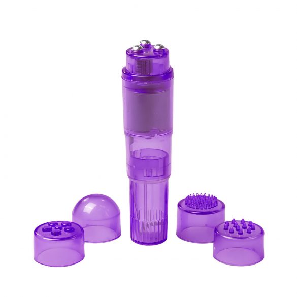 Easytoys Pocket Rocket - Vibrator Set - Purple (5-Piece) 