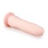 Easytoys - Suction Cup 100% Silicone Dildo (21cm) - Natural 