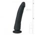 Easytoys - Suction Cup Silicone Dildo (21cm) - Black 