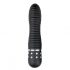 Easytoys Diamond Ribbed Vibrator - Black 