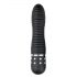 Easytoys Diamond Ribbed Vibrator - Black 