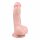 Easytoys - Suction cup dildo with balls (6 inches) - flesh tone 