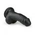 Easytoys - Suction Cup Dildo with Balls (15cm) - Black 