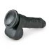 Easytoys - Suction Cup Dildo with Balls (7 inches) - Black 