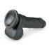 Easytoys - Suction Cup Dildo with Balls (7 inches) - Black 