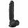 Easytoys - Suction Cup Dildo with Balls (22.5cm) - Black 