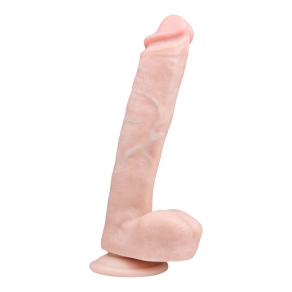 Easytoys - Suction Cup Realistic Dildo with Testicles (26.5cm) - Natural 