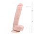 Easytoys - Suction Cup Realistic Dildo with Testicles (26.5cm) - Natural 