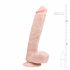 Easytoys - Suction Cup Realistic Dildo with Testicles (26.5cm) - Natural 