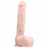 Easytoys - Large Suction Cup Dildo with Balls (29.5cm) - Natural 