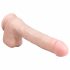 Easytoys - Large Suction Cup Dildo with Balls (29.5cm) - Natural 