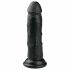 Easytoys - Suction Cup Realistic Dildo (15.5cm) - Black 